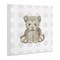 Stupell Industries Nursery Bear on Dots Wall Plaque Art Design by Cindy Jacobs